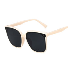 Load image into Gallery viewer, Black Square Sunglasses Women Brand Designer Oversized Sun Glasses Male Female Retro Rivet Cool Oculos De Sol