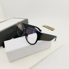 Carica l&#39;immagine nel visualizzatore di Gallery, Montature per occhiali Cat Eye di marca Gambe bling da donna Occhiali quadrati per computer di tendenza Montature per occhiali regalo decorative