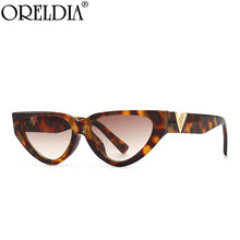 Load image into Gallery viewer, Brand Cat Eye Sunglasses Women Men Punk Black White Striped Decorative Sun Glasses Unisex Eyeglasses UV400