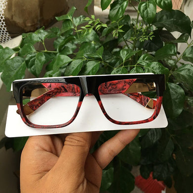 Brand Dandmade Glasses Frames Men Oversized