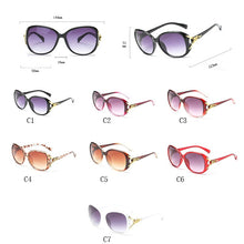 Load image into Gallery viewer, Luxury Brand Design Sunglasses Women Ladies Elegant Big Sun Glasses Female Prismatic Eyewear Retro De Sol Shades UV400
