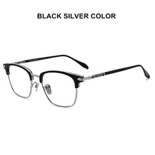 Carica l&#39;immagine nel visualizzatore di Gallery, Brand Design Ultralight Titanium Optical Glasses Frame Men Women Retro Eyeglasses Prescription Myopia Spectacle
