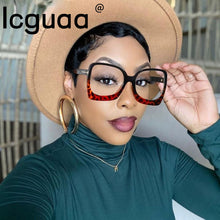 Carica l&#39;immagine nel visualizzatore di Gallery, Occhiali da vista quadrati 2023 per occhiali da vista con montatura per occhiali anti luce blu di marca Occhiali per protezione degli occhi Montatura da vista per occhiali 
