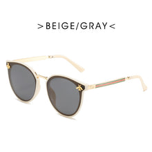 Load image into Gallery viewer, Brand Designer Bee Sunglasses Women Men Classic Vintage Sun Glasses Cat Eye Eyeglasses Blue Shades Gafas De Sol