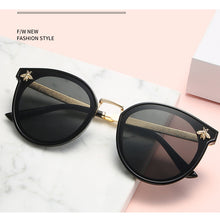 Load image into Gallery viewer, Brand Designer Cat Eye Sunglasses Women Men Vintage Popular Travel Small Bee Sun Glasses Sexy Ladies UV400 Shades