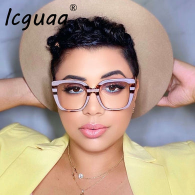 Brand Designer Eyelasses Women Square ryAnti Blue Light Glasses Goggles Eye Protection Eyewear Optical Frame