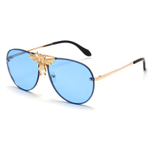 Load image into Gallery viewer, Brand Designer Female Punk Bee Sunglasses Women 2023 Sun Glasses Gradient Shades Lens Ladies UV400 Oculos
