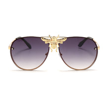 Load image into Gallery viewer, Brand Designer Female Punk Bee Sunglasses Women 2023 Sun Glasses Gradient Shades Lens Ladies UV400 Oculos