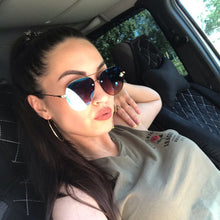 Load image into Gallery viewer, Brand Designer Female Rimless Sunglasses AViation Women Sun Glasses Gradient Shades Little bee Lens Ladies UV400 rays