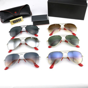 Brand Designer Men Women Sunglasses Oversized Frame Polaroid HD Glass Lens Driving Glasses Pilot Eyewear Oculos De Sol