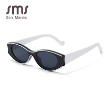 Load image into Gallery viewer, Brand Designer Oval Sunglasses Women  Square Sunglasses Men Gothic Glasses Vintage Oculos Feminino UV400