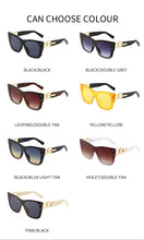 Load image into Gallery viewer, Brand Designer Oversized Cat Eyes Sunglasses For Ladies Men Summer Trend 2023 Women Ladies Shades Sun Glasses glasses Big