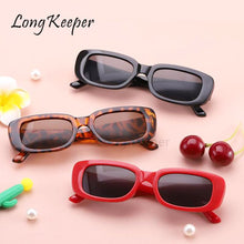 Load image into Gallery viewer, Brand Designer Rectangle Child Vintage Square Sun Glasses Boys Girls Retro Black Eyewear UV400 Oculos De Sol