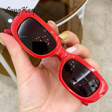 Load image into Gallery viewer, Brand Designer Rectangle Child Vintage Square Sun Glasses Boys Girls Retro Black Eyewear UV400 Oculos De Sol