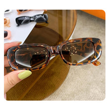 Load image into Gallery viewer, Brand Designer Rectangle Child Vintage Square Sun Glasses Boys Girls Retro Black Eyewear UV400 Oculos De Sol