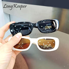 Load image into Gallery viewer, Brand Designer Rectangle Child Vintage Square Sun Glasses Boys Girls Retro Black Eyewear UV400 Oculos De Sol