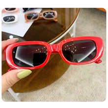 Load image into Gallery viewer, Brand Designer Rectangle Child Vintage Square Sun Glasses Boys Girls Retro Black Eyewear UV400 Oculos De Sol