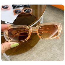 Load image into Gallery viewer, Brand Designer Rectangle Child Vintage Square Sun Glasses Boys Girls Retro Black Eyewear UV400 Oculos De Sol