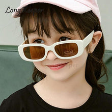 Load image into Gallery viewer, Brand Designer Rectangle Child Vintage Square Sun Glasses Boys Girls Retro Black Eyewear UV400 Oculos De Sol