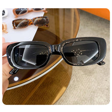 Load image into Gallery viewer, Brand Designer Rectangle Child Vintage Square Sun Glasses Boys Girls Retro Black Eyewear UV400 Oculos De Sol