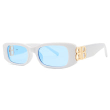 Load image into Gallery viewer, Brand Designer Rectangle Sunglasses Women Vintage Square Punk Sun Glasses Men Black Shades Retro Eyewear Eyeglasses UV400