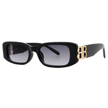Load image into Gallery viewer, Brand Designer Rectangle Sunglasses Women Vintage Square Punk Sun Glasses Men Black Shades Retro Eyewear Eyeglasses UV400