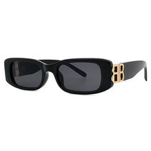 Load image into Gallery viewer, Brand Designer Rectangle Sunglasses Women Vintage Square Punk Sun Glasses Men Black Shades Retro Eyewear Eyeglasses UV400