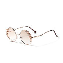 Load image into Gallery viewer, Brand Designer Round Sunglasses Women 2023 Vintage Black Oval Retro Sun Glasses Female Eyeglasses UV400 Oculos