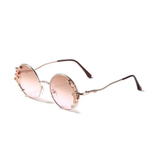 Load image into Gallery viewer, Brand Designer Round Sunglasses Women 2023 Vintage Black Oval Retro Sun Glasses Female Eyeglasses UV400 Oculos