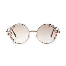 Load image into Gallery viewer, Brand Designer Round Sunglasses Women 2023 Vintage Black Oval Retro Sun Glasses Female Eyeglasses UV400 Oculos
