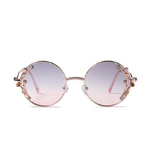 Load image into Gallery viewer, Brand Designer Round Sunglasses Women 2023 Vintage Black Oval Retro Sun Glasses Female Eyeglasses UV400 Oculos