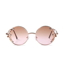 Load image into Gallery viewer, Brand Designer Round Sunglasses Women 2023 Vintage Black Oval Retro Sun Glasses Female Eyeglasses UV400 Oculos