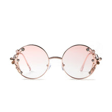 Load image into Gallery viewer, Brand Designer Round Sunglasses Women 2023 Vintage Black Oval Retro Sun Glasses Female Eyeglasses UV400 Oculos