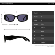 Load image into Gallery viewer, Brand Designer Small Frame Square Sunglasses Women Men 2023 Vintage Travel Driving Sun Glasses Female Eyewear