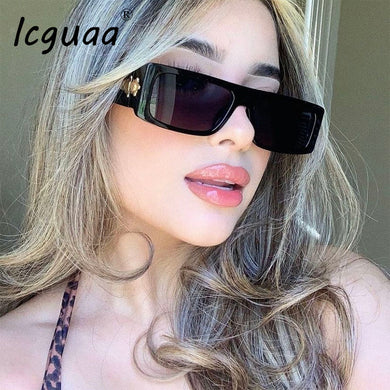 Brand Designer Square Sunglasses Women Gradient color Trend Sun Glasses Female UV400 Eyewear Gafas De Sol Mujer