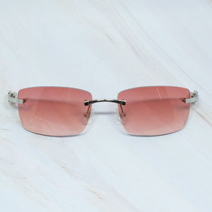 Luxury Brand Designer Sunglasses Men Carter Glasses Wood Frames White Black Buffalo Horn Sunglass Fashion Buffs Wooden Eyewear