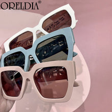 Load image into Gallery viewer, Brand Designer Sunglasses Women Square Gradient Lens Big Frame Retro Eyeglasses Eyewear UV400 De Sol Oculos