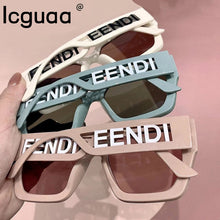 Load image into Gallery viewer, Brand Designer Sunglasses Women Square Gradient Lens Big Retro Eyeglasses Eyewear Women&#39;s Sun Protection Glasses