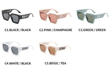 Load image into Gallery viewer, Brand Designer Sunglasses Women Square Gradient Lens Big Retro Eyeglasses Eyewear Women&#39;s Sun Protection Glasses