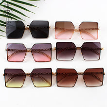 Load image into Gallery viewer, Brand Designer Sunglasses Women Square Sun Glasses Goggle Vintage Shades Female Oculos De Sol UV400
