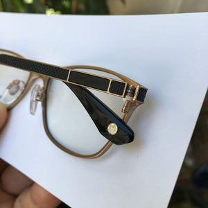 Brand Designer Women Pure Titanium Glasses Frame Super Lightweight Full Rim Spring Hinge