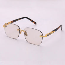 Load image into Gallery viewer, Brand Glass Sunglasses Man Woman Vintage Natural Crystal Stone Rimless Acetate Glasses Frame Eyewear