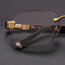 Load image into Gallery viewer, Brand Glass Sunglasses Man Woman Vintage Natural Crystal Stone Rimless Acetate Glasses Frame Eyewear