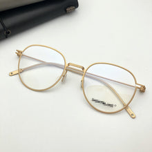 Carica l&#39;immagine nel visualizzatore di Gallery, Brand Glasses Frame Retro Round Ultra-light Myopia Men and Women Prescription anti-blue light Eyeglasses Original Box