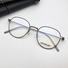 Carica l&#39;immagine nel visualizzatore di Gallery, Brand Glasses Frame Retro Round Ultra-light Myopia Men and Women Prescription anti-blue light Eyeglasses Original Box