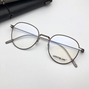 Brand Glasses Frame Retro Round Ultra-light Myopia Men and Women Prescription anti-blue light Eyeglasses Original Box
