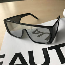 Load image into Gallery viewer, Brand Oversized Shield sunglasses for men square big frame sun glasses women 2023 windproof Cool Black Shield Eyewear