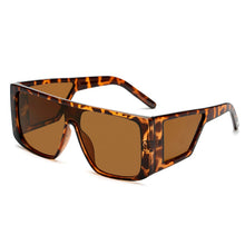 Load image into Gallery viewer, Brand Oversized Shield sunglasses for men square big frame sun glasses women 2023 windproof Cool Black Shield Eyewear