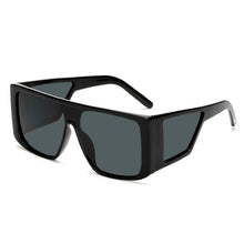 Load image into Gallery viewer, Brand Oversized Shield sunglasses for men square big frame sun glasses women 2023 windproof Cool Black Shield Eyewear