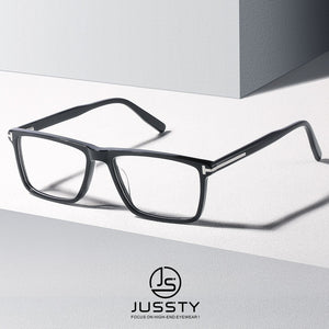 Brand Prescription Glasses Frame Men Optical Myopia Eyeglasses Frame Male High End Italy Acetate Clear Spectacles Custom